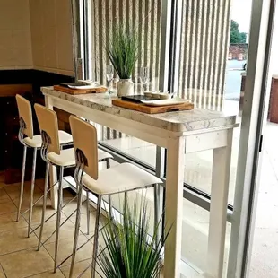 interior, sushi and sashimi