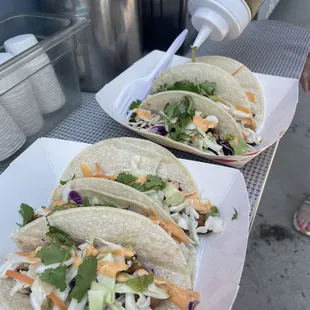 Asian tacos