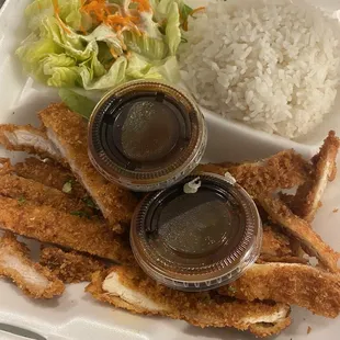 Chicken Katsu and Tonkatsu