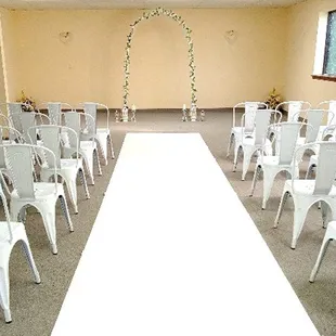 ceremony room seating up to 50 guests