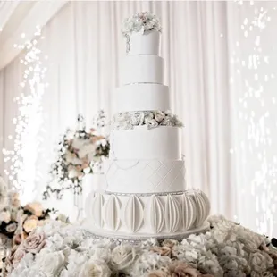 Tall wedding cake