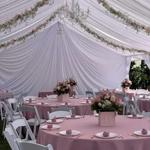 Sweetheart table in the back