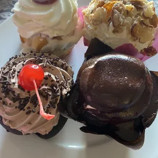a variety of pastries