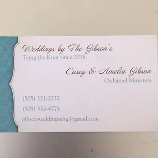 Contact information