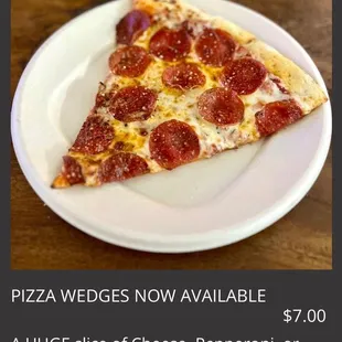 the slice that is advertised...