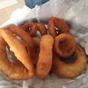 Onion rings were great and only 3$