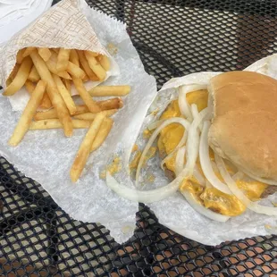 Double Cheese with raw