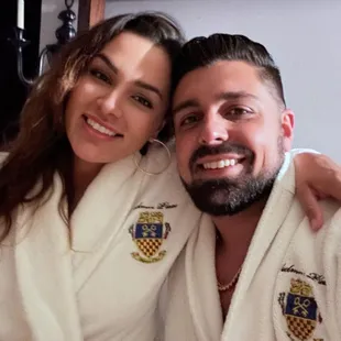 Super comfy terry clothe robes in every room! Wake up and have some espresso in them!