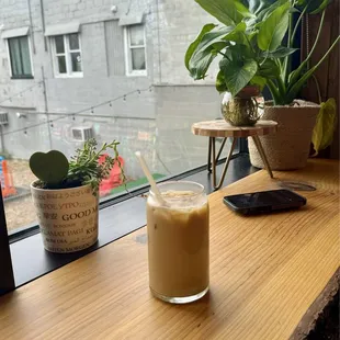 Flower-child Oat Latte