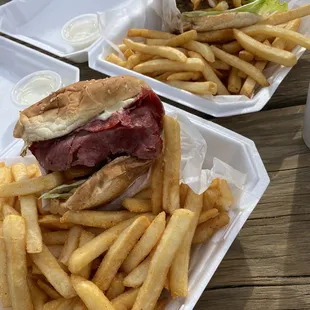 Pastrami double cheeseburger