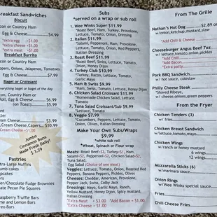 Great prices for Duck.  Haven&apos;t tried much, but how hard is it to make a breakfast sandwich? The subs are good! It&apos;s not fancy. It&apos;s a deli.
