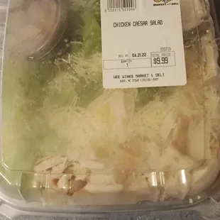 Packaged salad