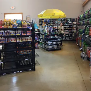 the store&apos;s aisles