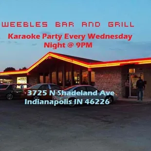 #WeeblesPeople #karaokecaravan WED FRI SAT 9-3am