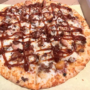 pizza, food