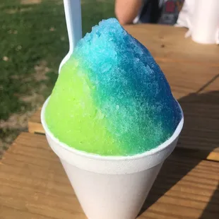 Margarita and blue raspberry