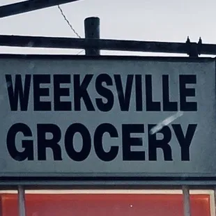 Weeksville Grocery