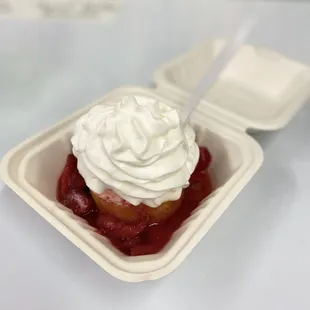 Yummy strawberry shortcake