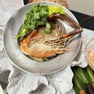 Shrimp Noodle Pot