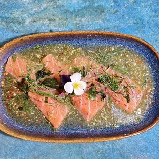 Larb Salmon
 
 Seafood