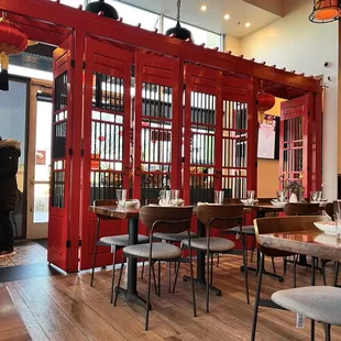 Interior cute theme with multi traditional doors