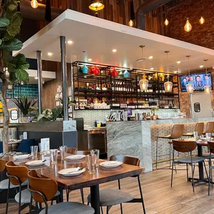 Wine Bar area of Weera Thai