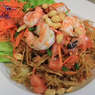Crispy Papaya Salad