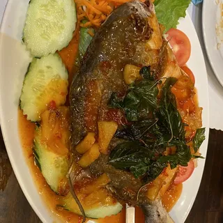 Chilean Sea Bass Garlic Sauce