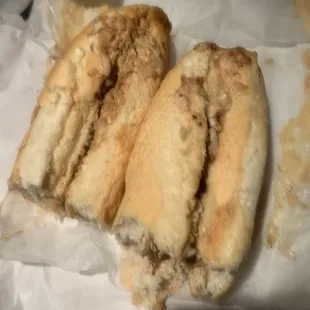 Bad empty cheesesteak