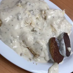 Biscuits and HOMEMADE gravy