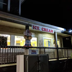 the outside of the building