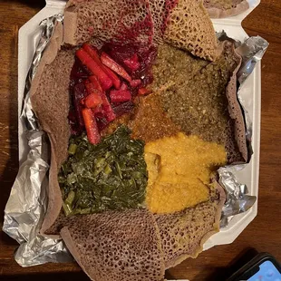 Vegetarian sampler