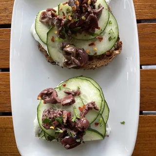Cucumber Tatiki Tartine
