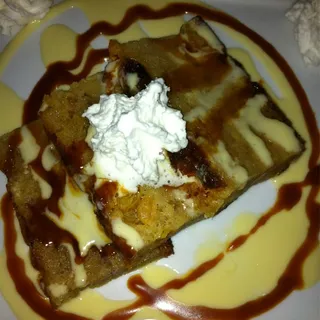 Homemade Bread Pudding with Raisins