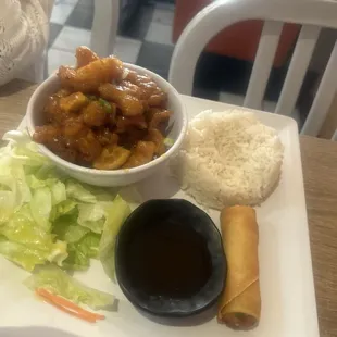 Orange Chicken Lunch Special