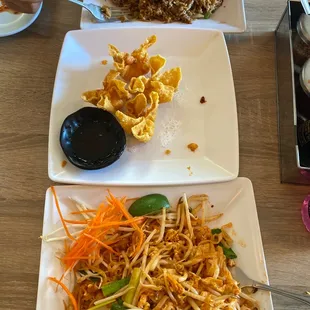 Pad Thai 5. Crab Rangoon Roasted Duck Over Rice