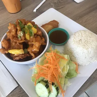 Mango Chicken Lunch Special