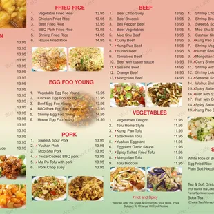 Wei Asian Cafe menu