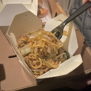 Cantonese Lo Mein with Pork