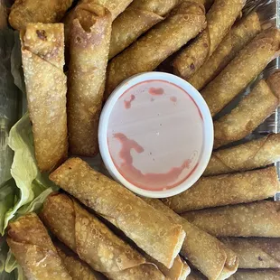 Pork egg rolls