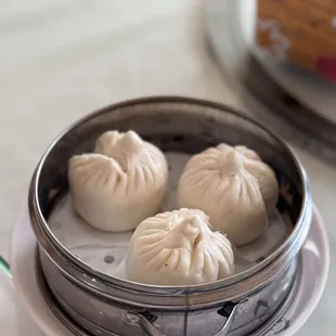 BBQ pork bao - cantonese style roasted pork filling in a bao bun