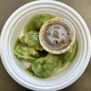 2. Steamed Shrimp Spinach Dumpling (5) 2. (5)