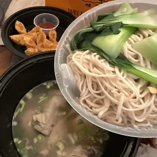 Shredded Chicken Noodle Soup