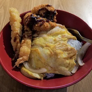 Shrimp & Veggie Tempura Don
