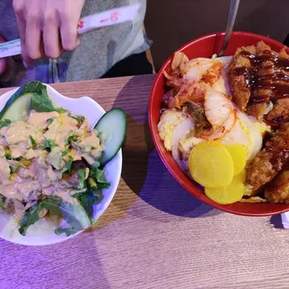Veggie Tempura Don