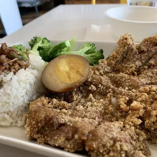 R1. Pork Chop Rice Plate