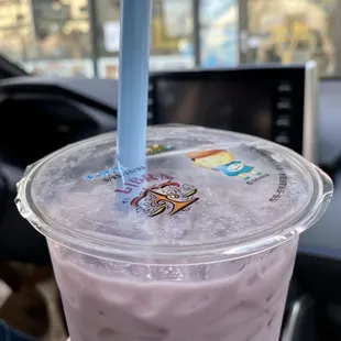 Taro Milk Tea with Boba - Wei Wei - A Taste of Taiwan