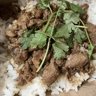 White Rice with Meat Sauce