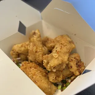 6 piece Salt and Pepper Chicken Wings