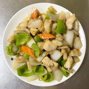 Fish Fillet with Black Bean Sauce (豉汁鱼片）